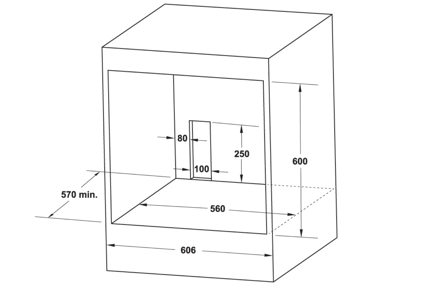 Lò Nướng Âm Tủ Hafele HO-6T70A (538.01.441) | Dung Tích 70 Lít