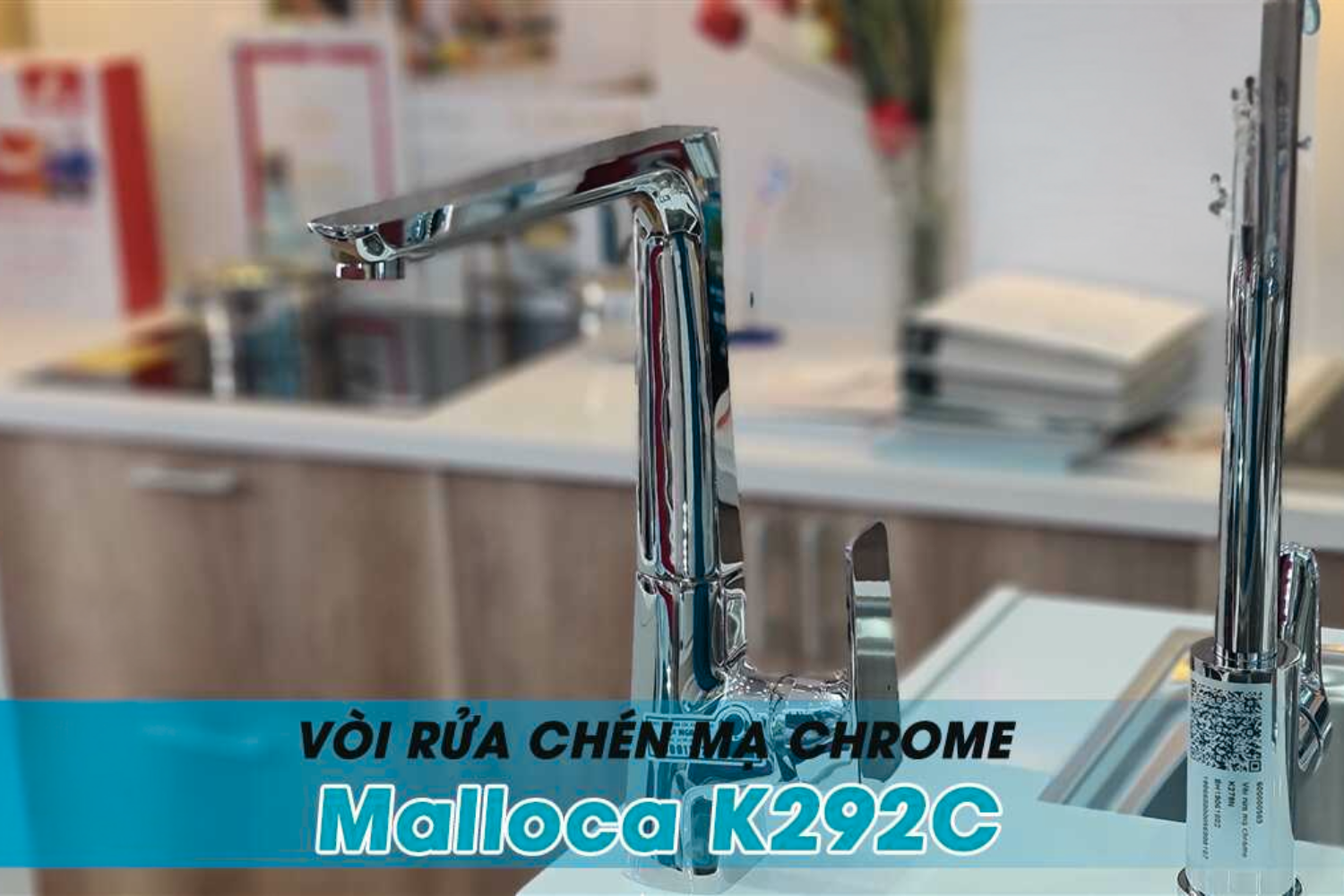 Vòi Rửa Bát Nóng Lạnh Malloca K292C | Đồng Thau Mạ Chrome