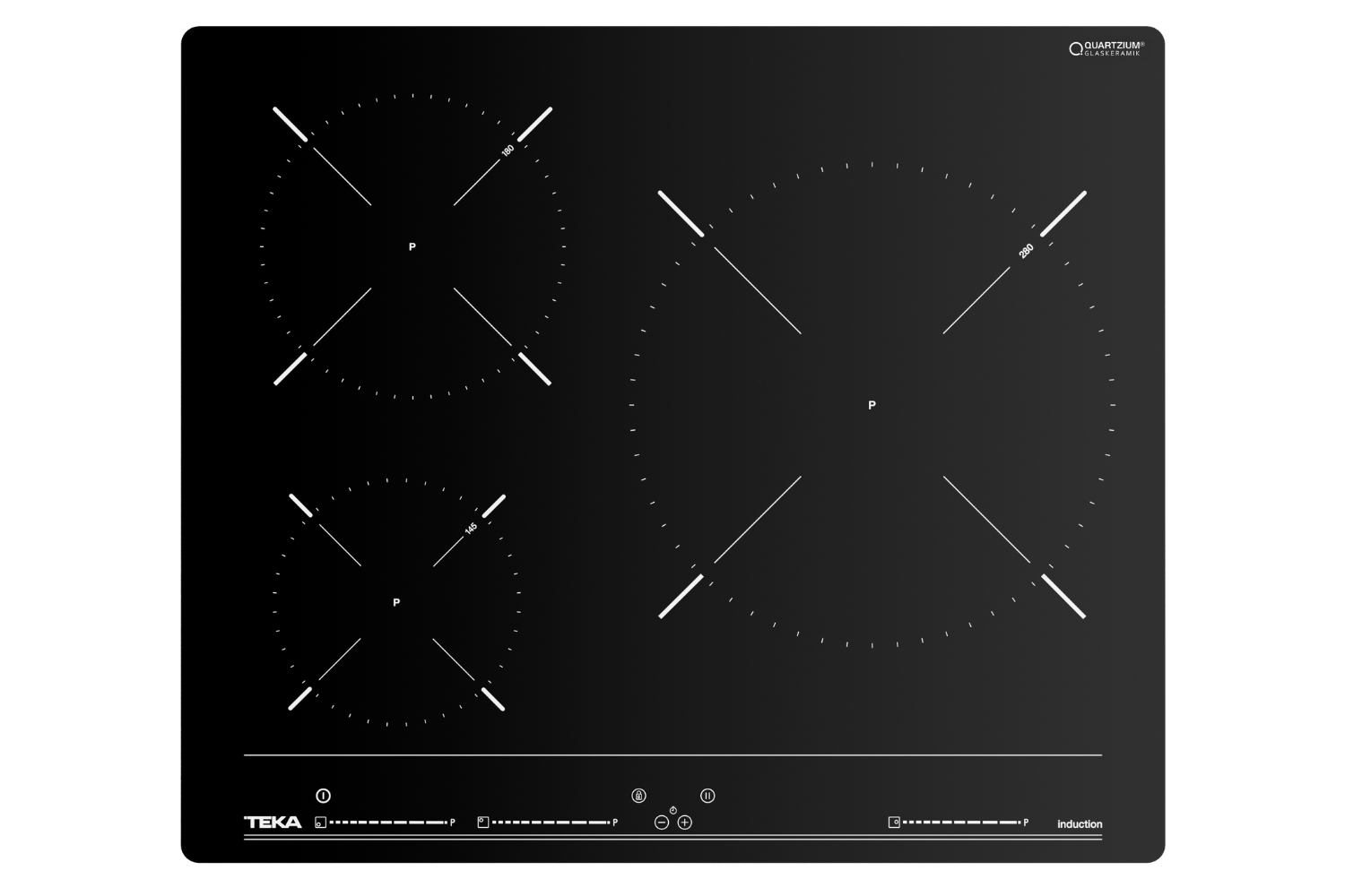 Bếp Từ TEKA IBC 63010 BK MSS | Lắp Âm 3 Vùng Nấu