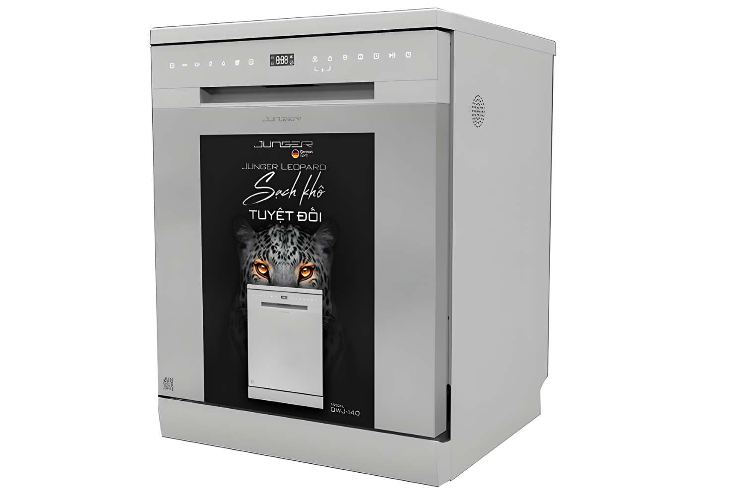 Máy Rửa Bát Độc Lập/Âm Tủ Junger Leopard DWJ-140 | Màu Trắng