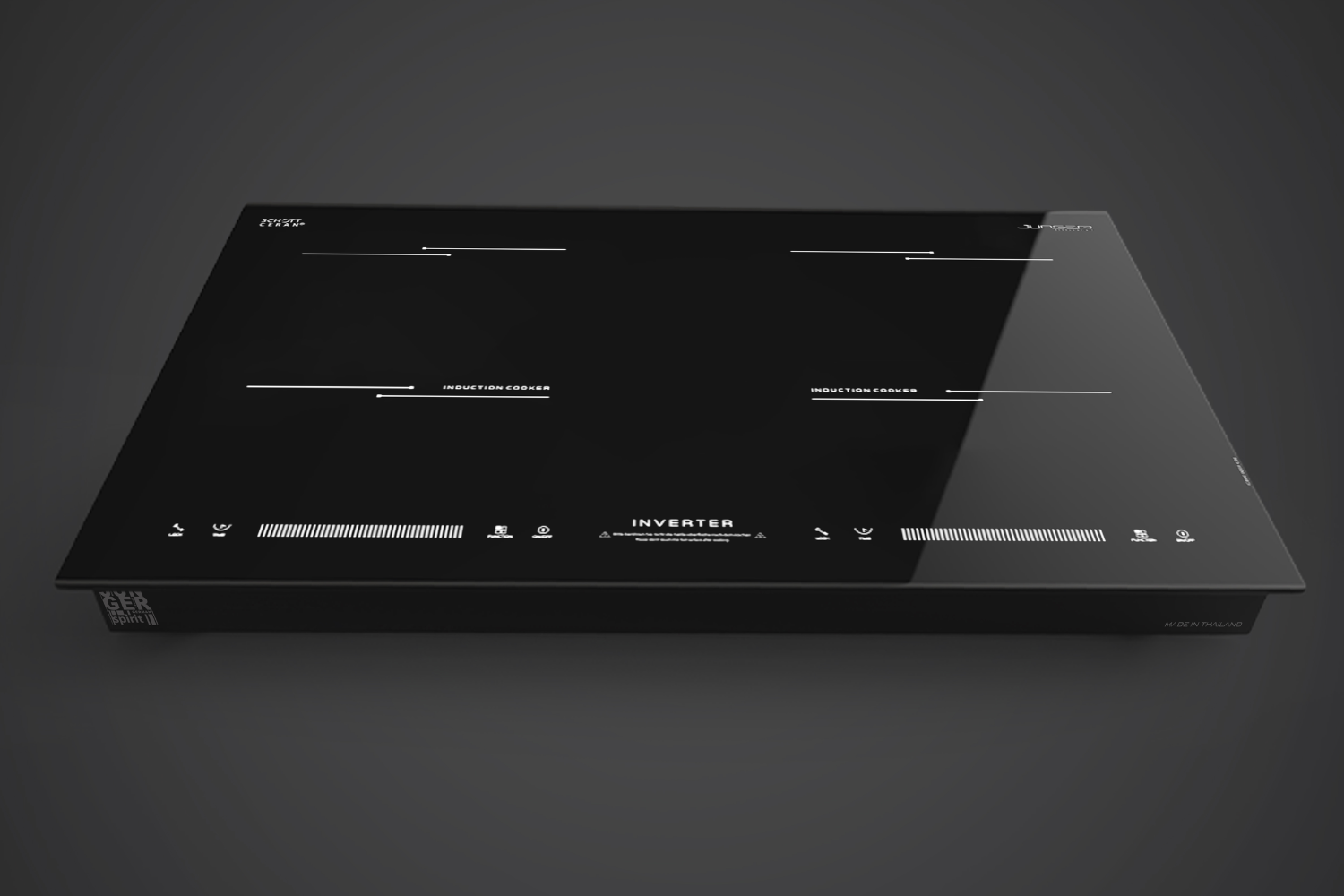 Bếp Từ Đôi Junger ID-39 | Lắp Âm/Dương 2 Vùng Nấu