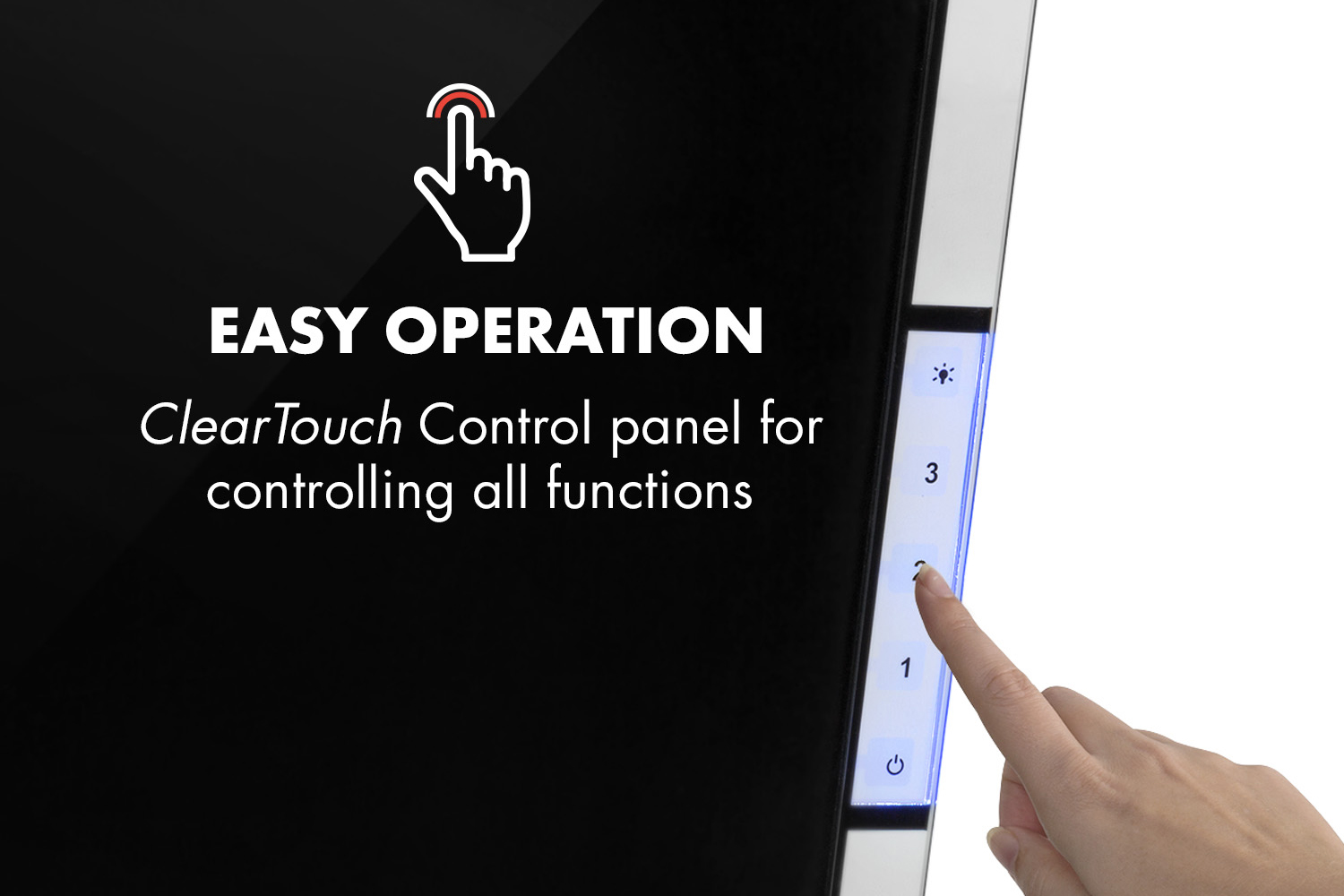 Máy Hút Mùi Kính Vát Canzy CZ 399T Glass