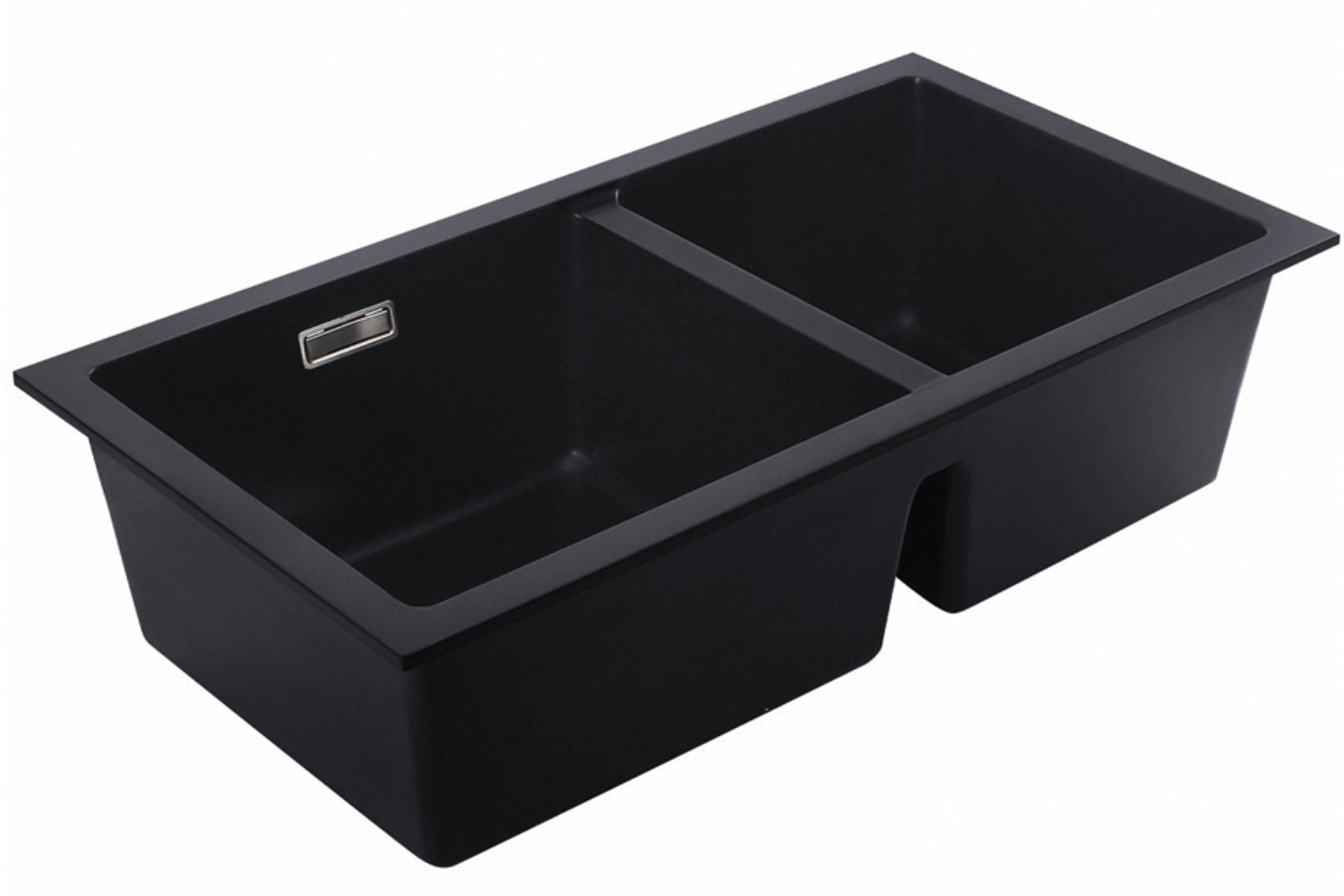 Chậu Rửa Bát 2 Hố Bằng Đá Granstone Hafele Essence HS22-GEN2S90M 577.25.310 | Màu Đen