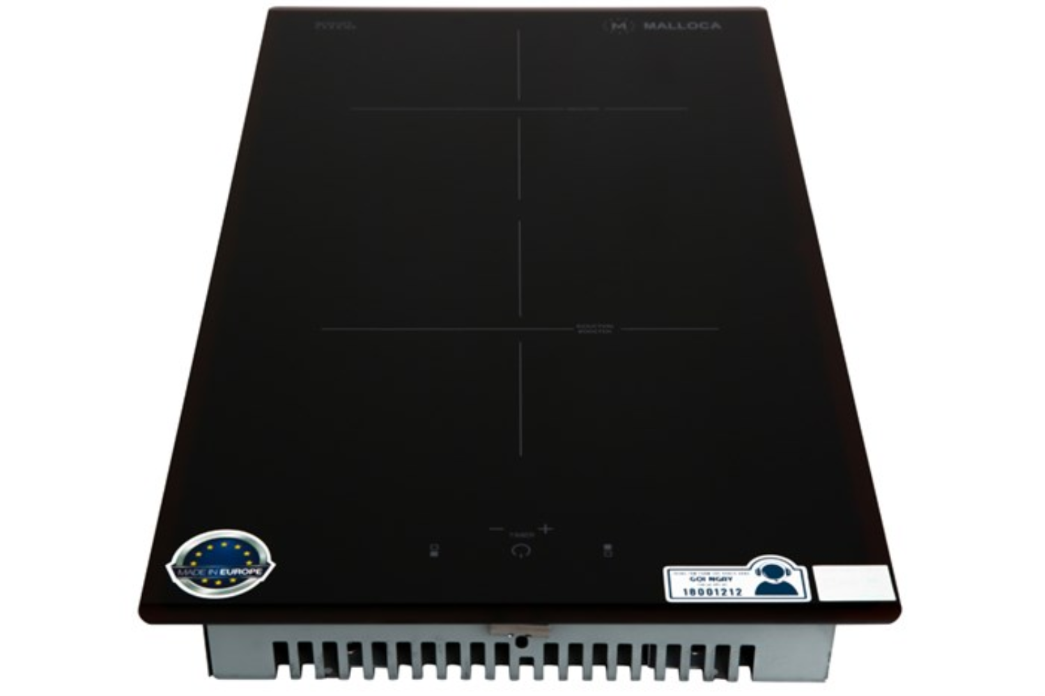 Bếp Từ Đôi Domino Malloca MDI 302 FZ | Lắp Âm 02 Vùng Nấu