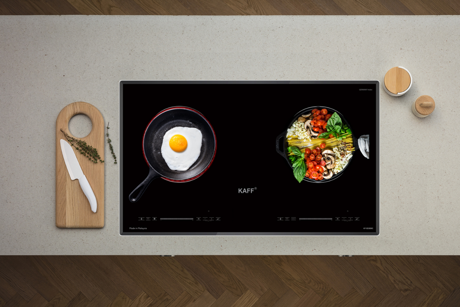 Bếp Điện Từ Âm KAFF KF-SD300IC | 01 Từ - 01 Hồng Ngoại