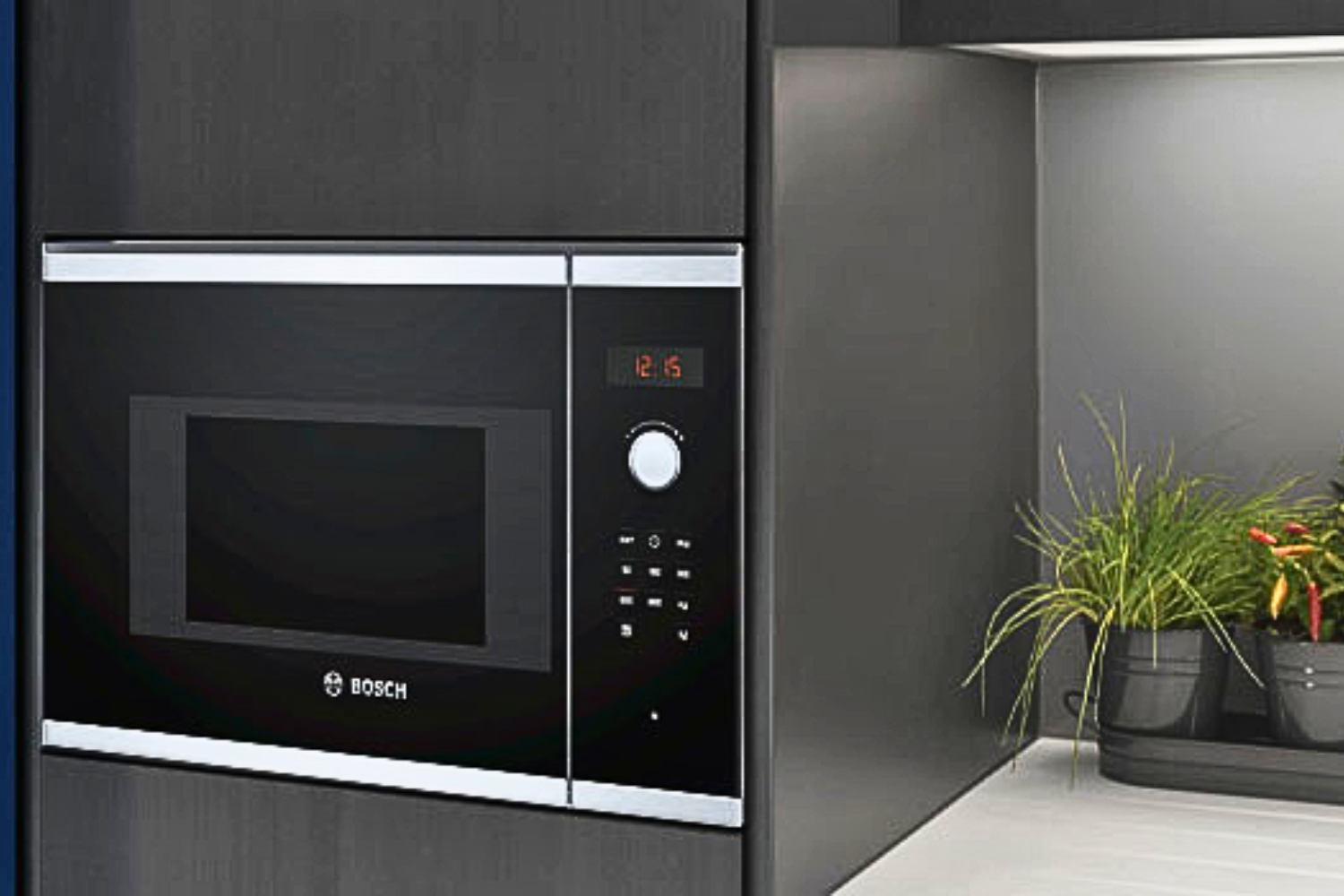 Lò Vi Sóng Lắp Âm Bosch HMT75M664 Serie 6 | Dung Tích 20 Lít