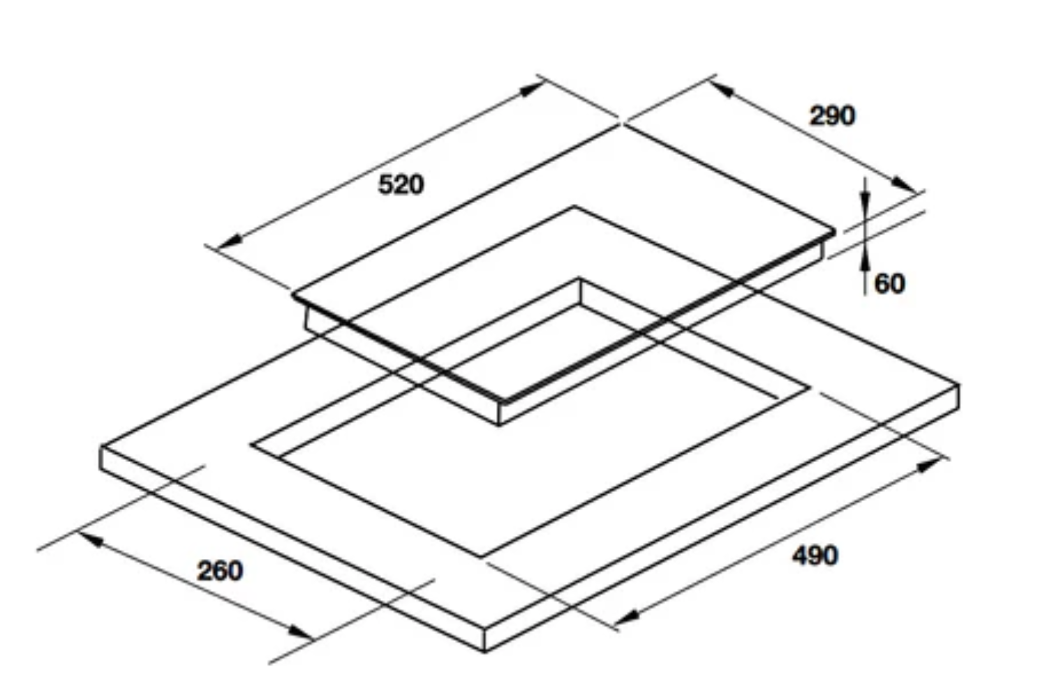Bếp Từ Đôi Domino Hafele HC-I302B | Lắp Âm 02 Vùng Nấu