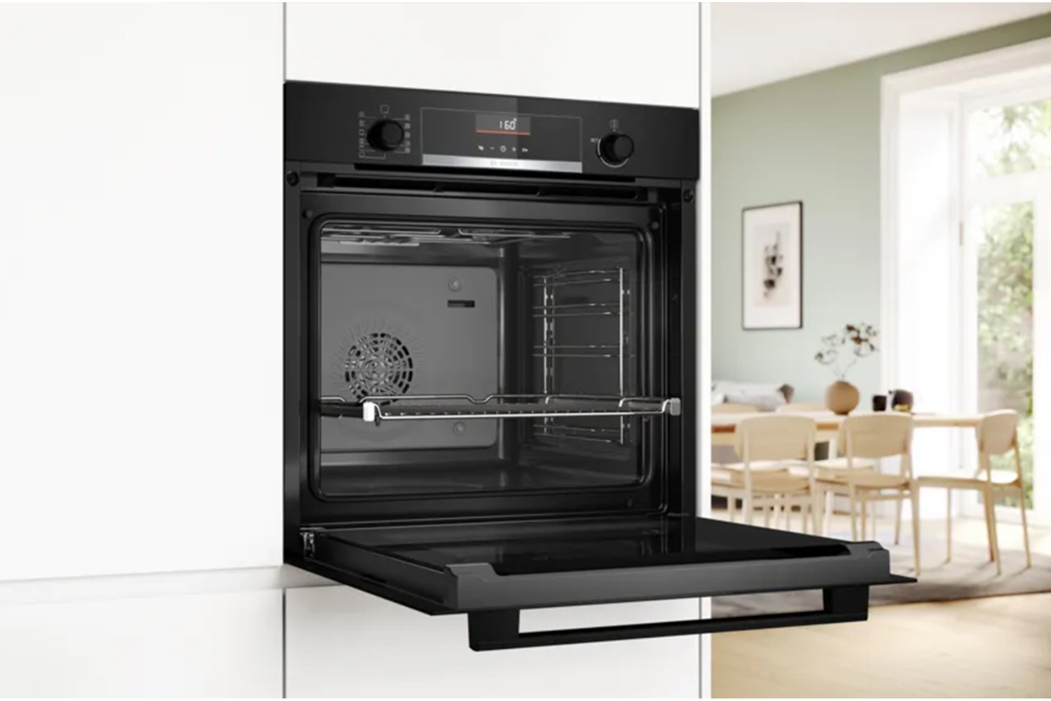 Lò Nướng Air Fry Bosch HBG536EB4 Serie 6 | Lắp Âm 71 Lít