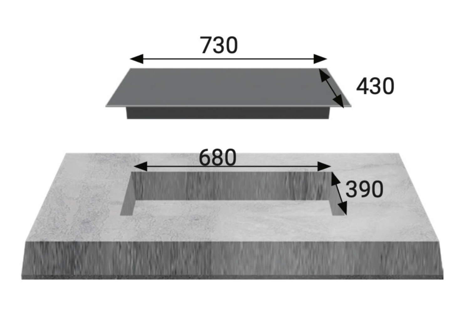 Bếp Điện Từ Âm KAFF KF-FL88IC | 01 Từ - 01 Hồng Ngoại