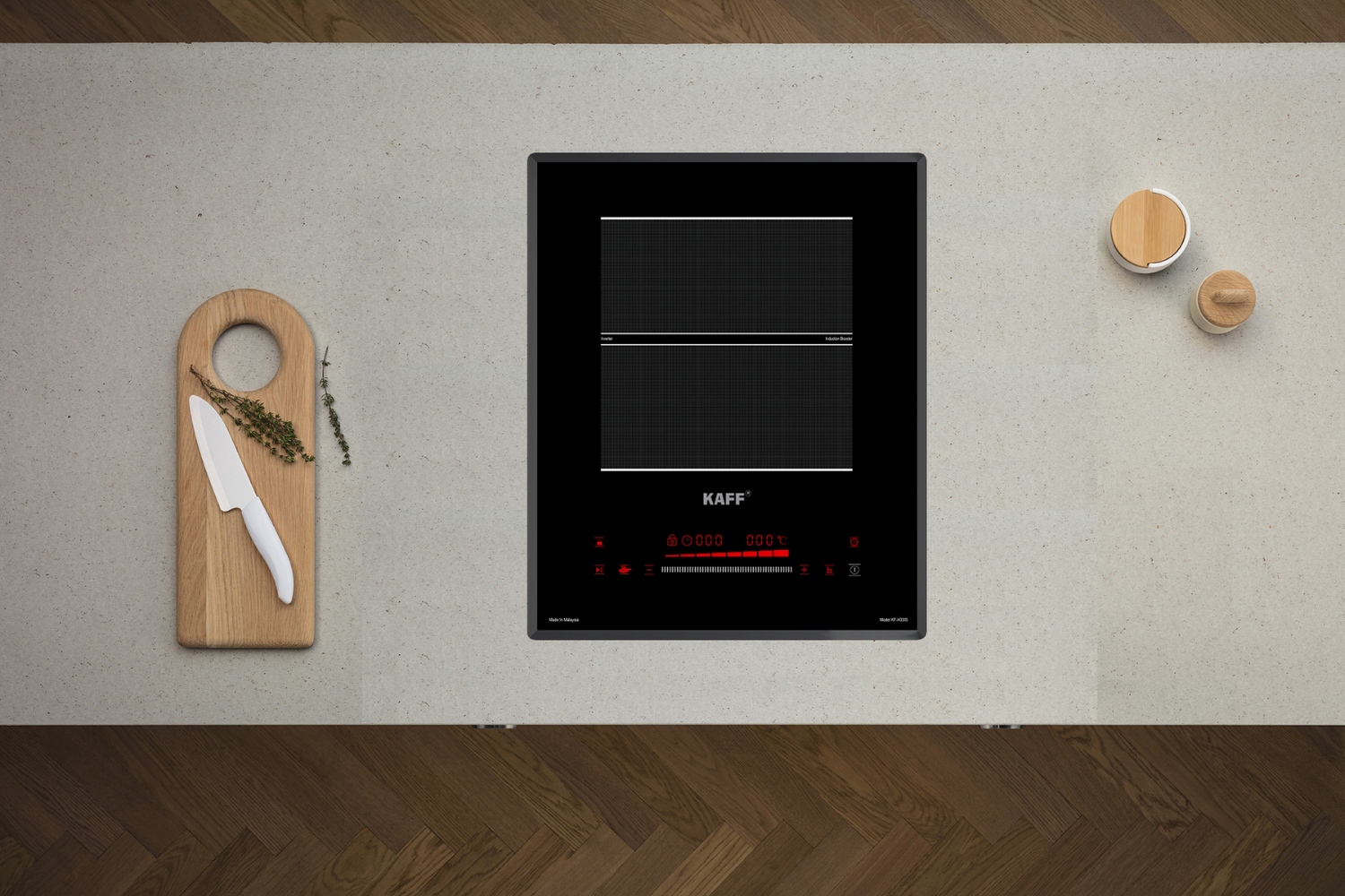 Bếp Từ Đơn Domino KAFF KF-H33IS | Lắp Âm 01 Vùng Nấu