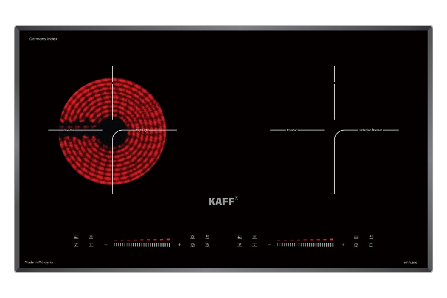 Bếp Điện Từ Âm KAFF KF-FL88IC | 01 Từ - 01 Hồng Ngoại