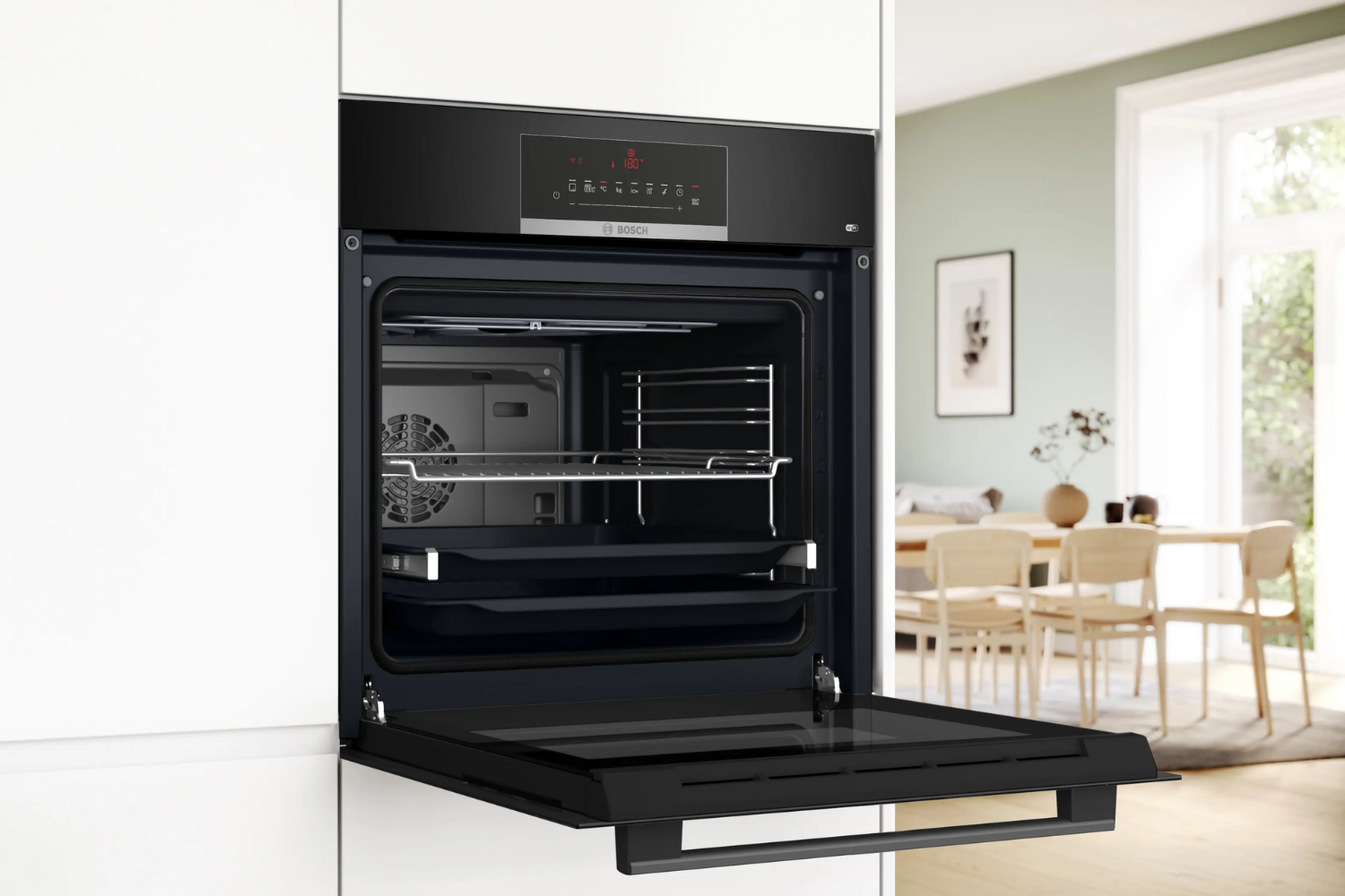 Lò Nướng Bosch HBJ559EB6M Serie 6 | Lắp Âm 71 Lít