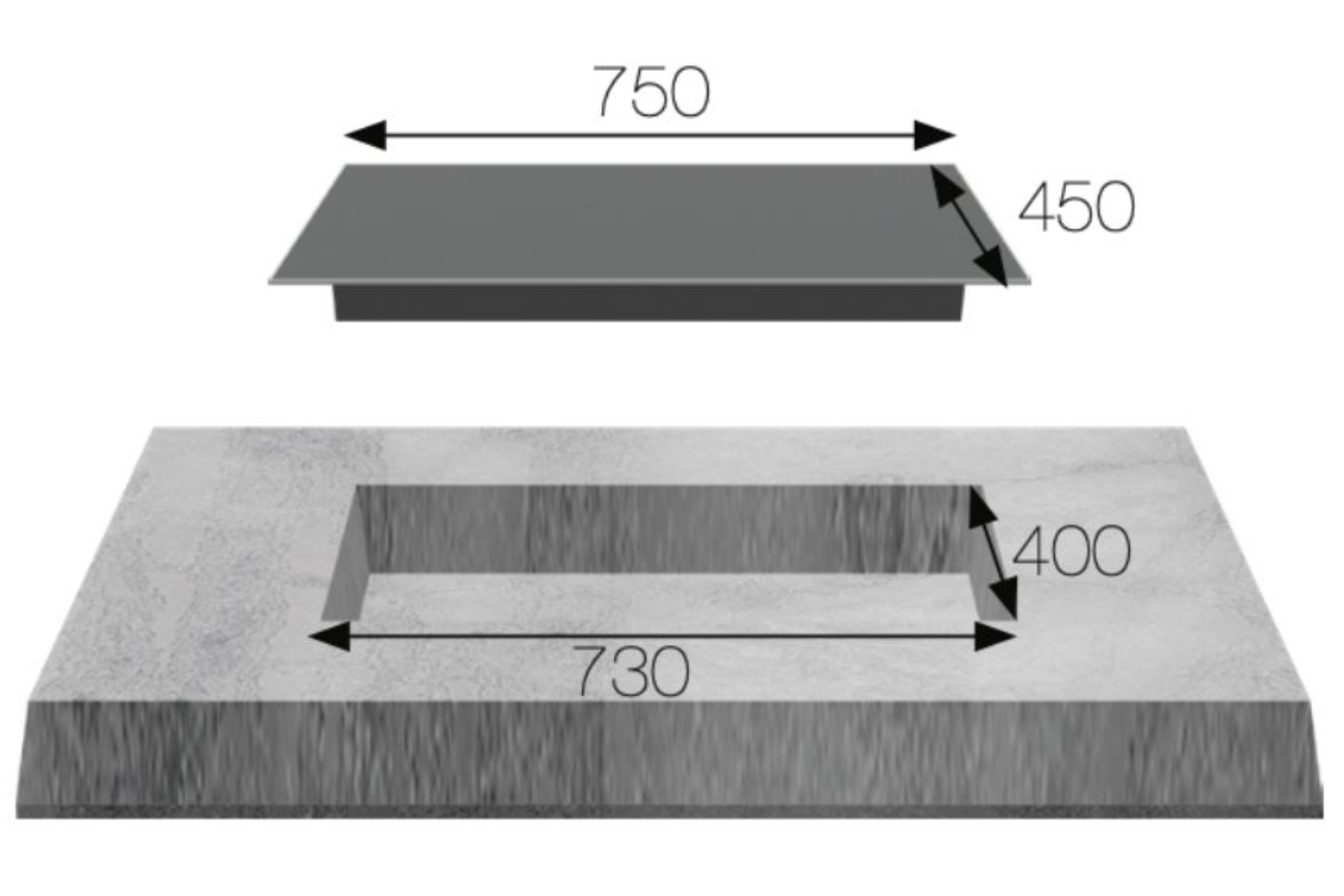 Bếp Từ Hồng Ngoại Âm KAFF KF-IC79H New Plus | 02 Từ - 01 Điện