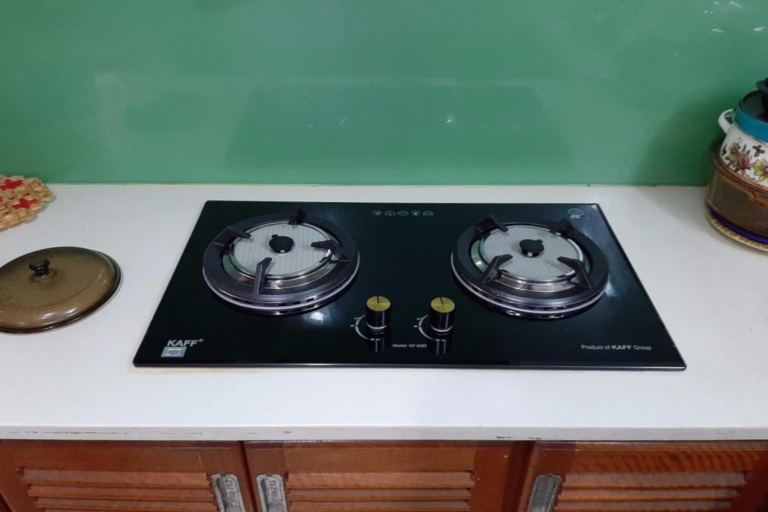 Bếp Gas Hồng Ngoại Kaff KF-608I | Lắp Âm 02 Vùng Nấu