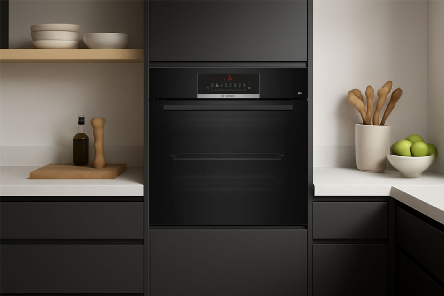 Lò Nướng Bosch HBJ559EB6M Serie 6 | Lắp Âm 71 Lít