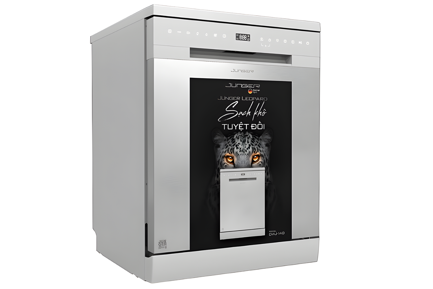 Máy Rửa Bát Độc Lập/Âm Tủ Junger Leopard DWJ-140 | Màu Trắng