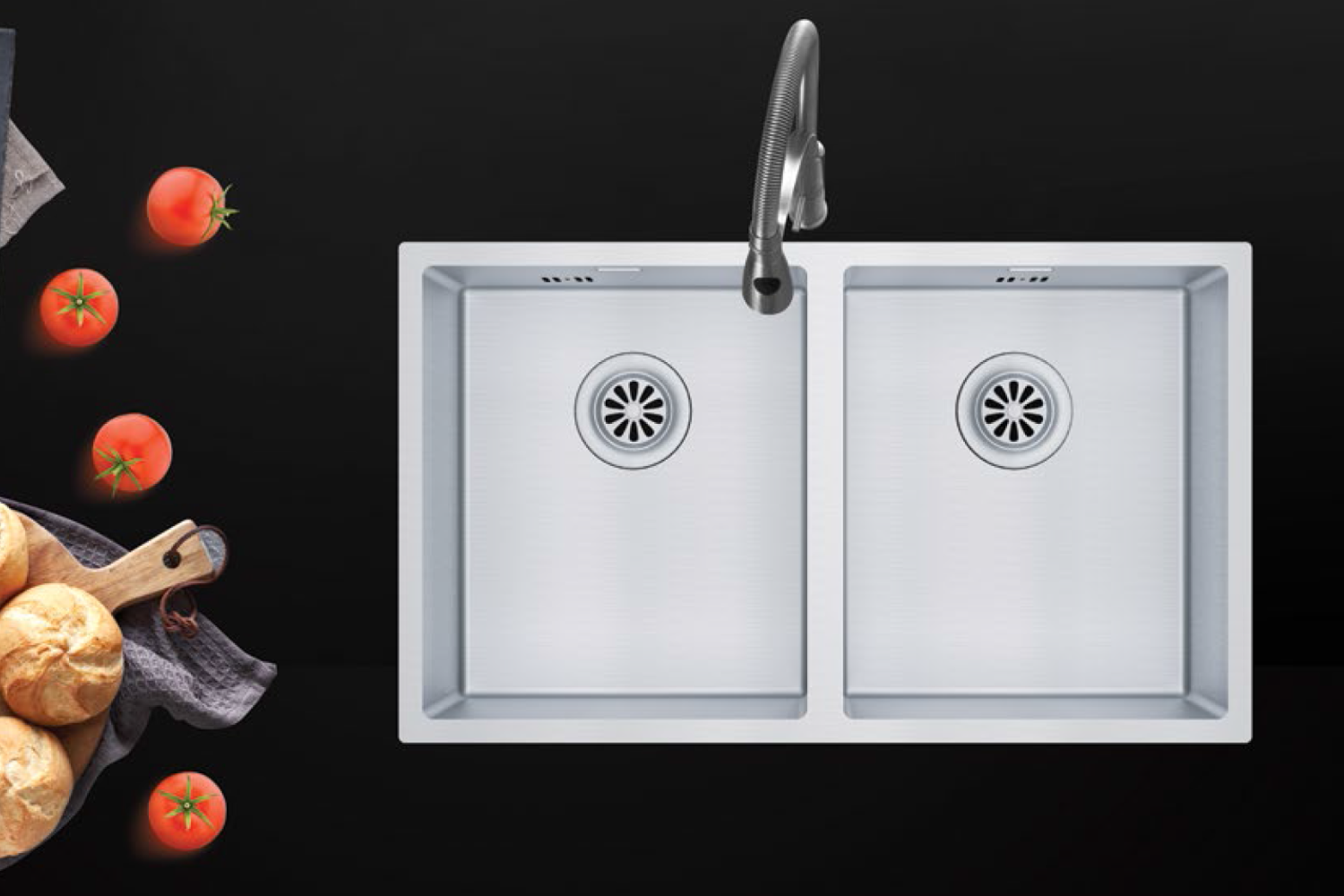 Chậu Rửa Bát 2 Hố Inox 304 Hafele HS22-SSN2S90P 567.94.000