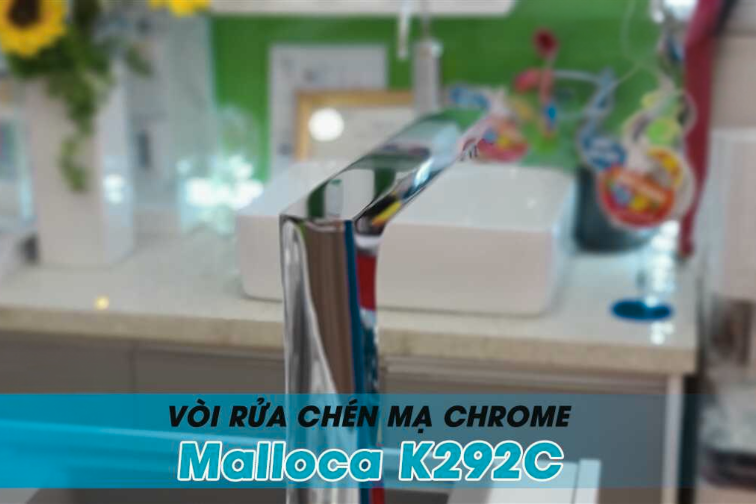 Vòi Rửa Bát Nóng Lạnh Malloca K292C | Đồng Thau Mạ Chrome