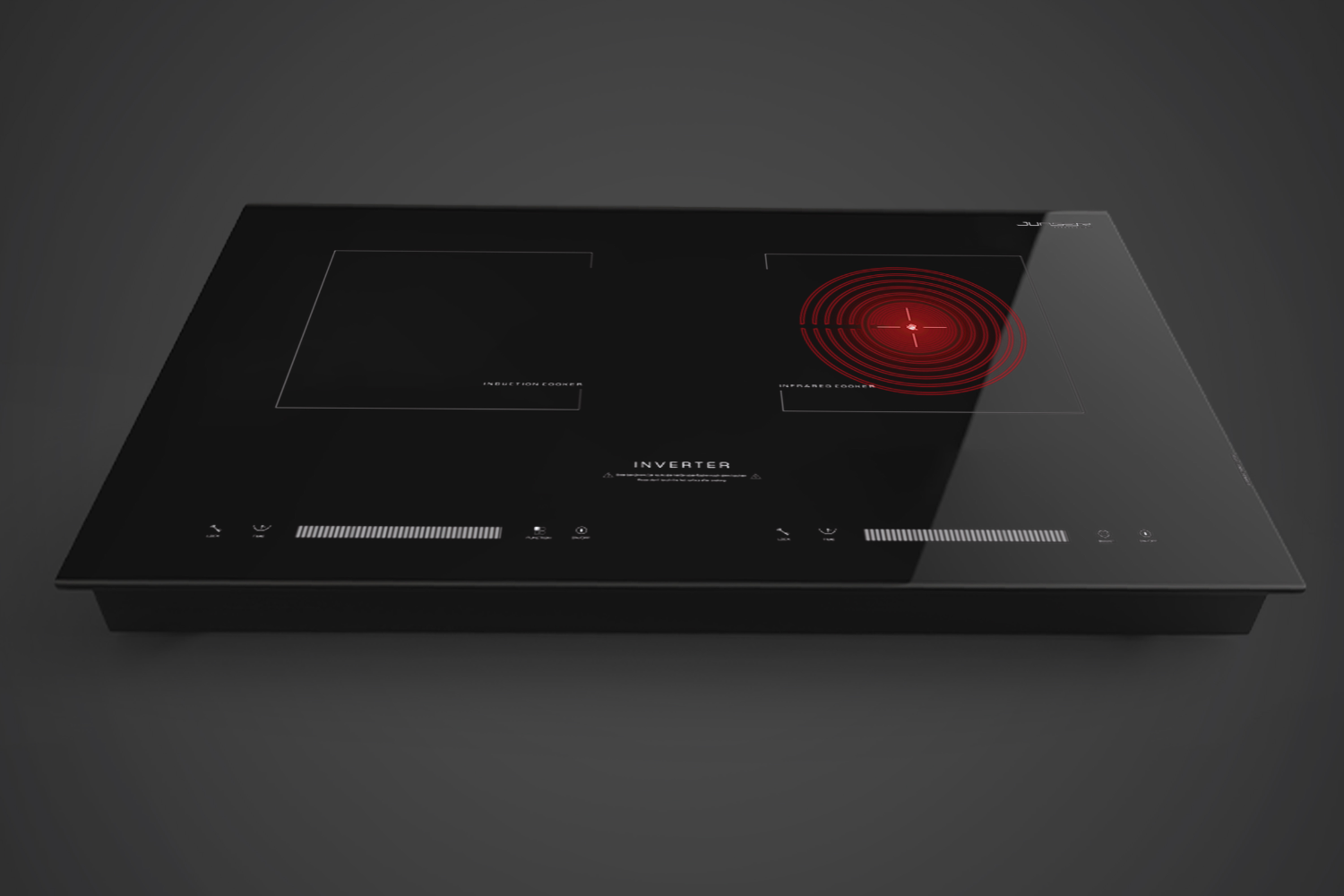 Bếp Điện Từ Kết Hợp Hồng Ngoại Junger SIS-66 | Lắp Âm/Dương 2 Vùng Nấu