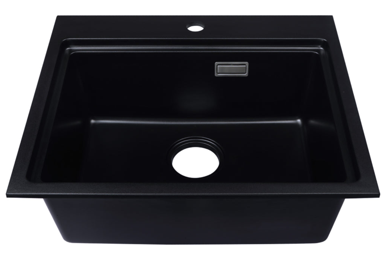 Chậu Rửa Bát 1 Hố Bằng Đá Granstone Hafele Essence HS22-GEN1S60M (577.25.320) | Màu Đen