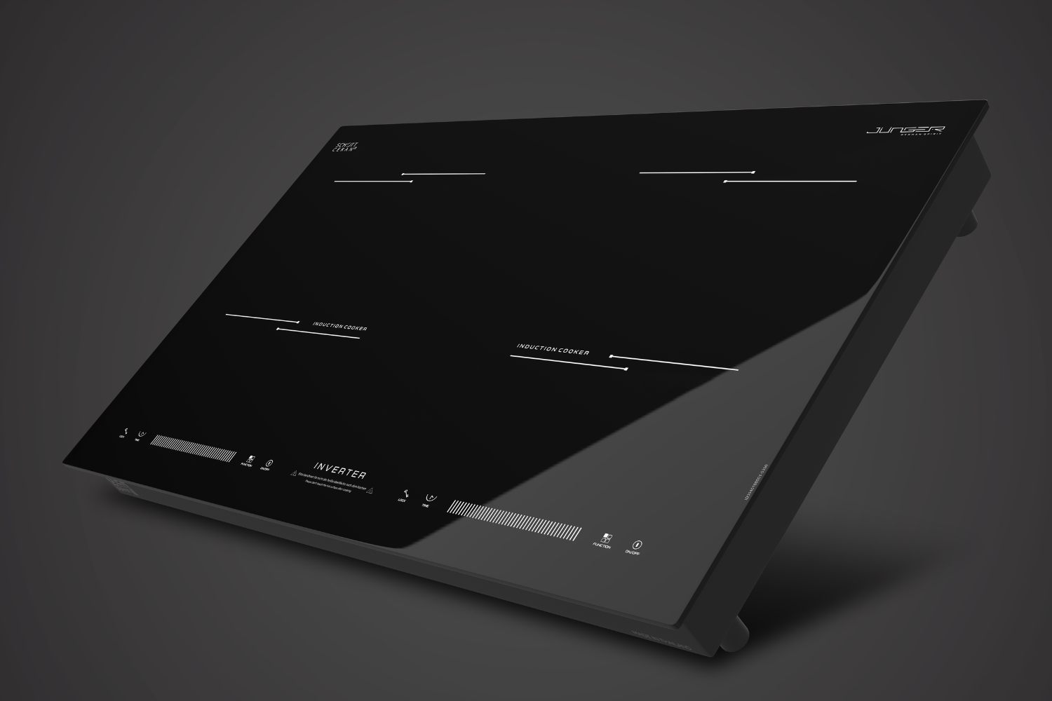 Bếp Từ Đôi Junger ID-39 | Lắp Âm/Dương 2 Vùng Nấu