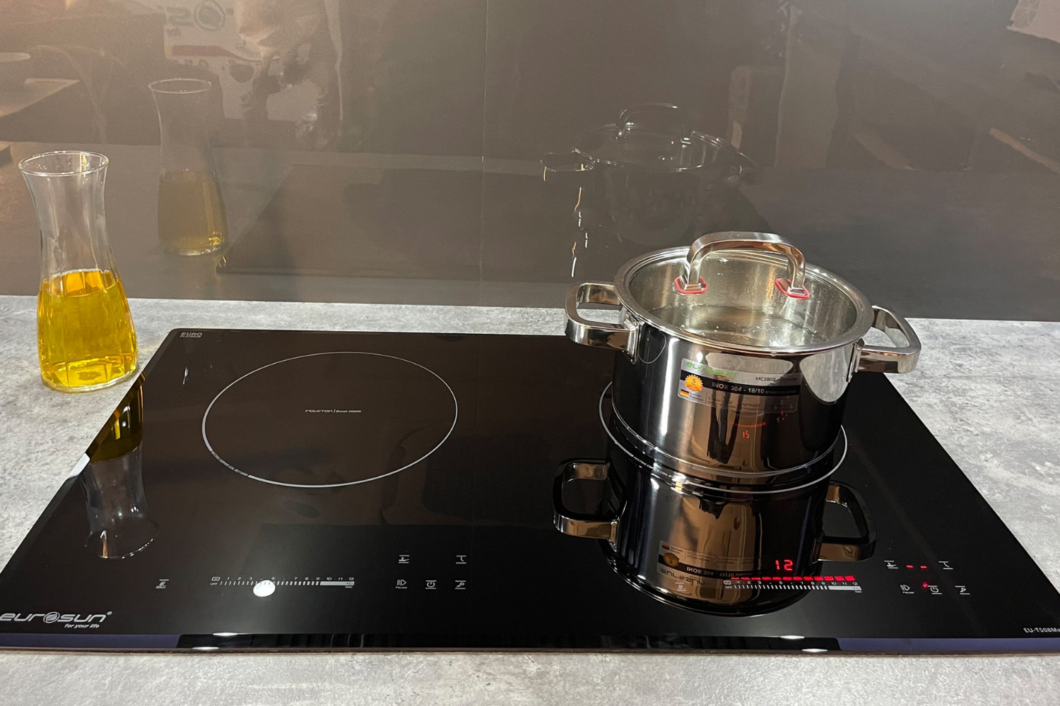 Bếp Từ Đôi Eurosun EU-T508Max | Lắp Âm 2 Vùng Nấu