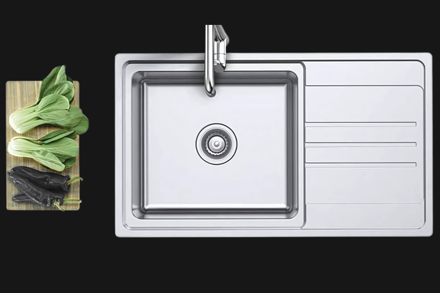 Chậu Rửa Bát 1 Hố Inox 304 Hafele HS20-SSN1S60 567.20.266