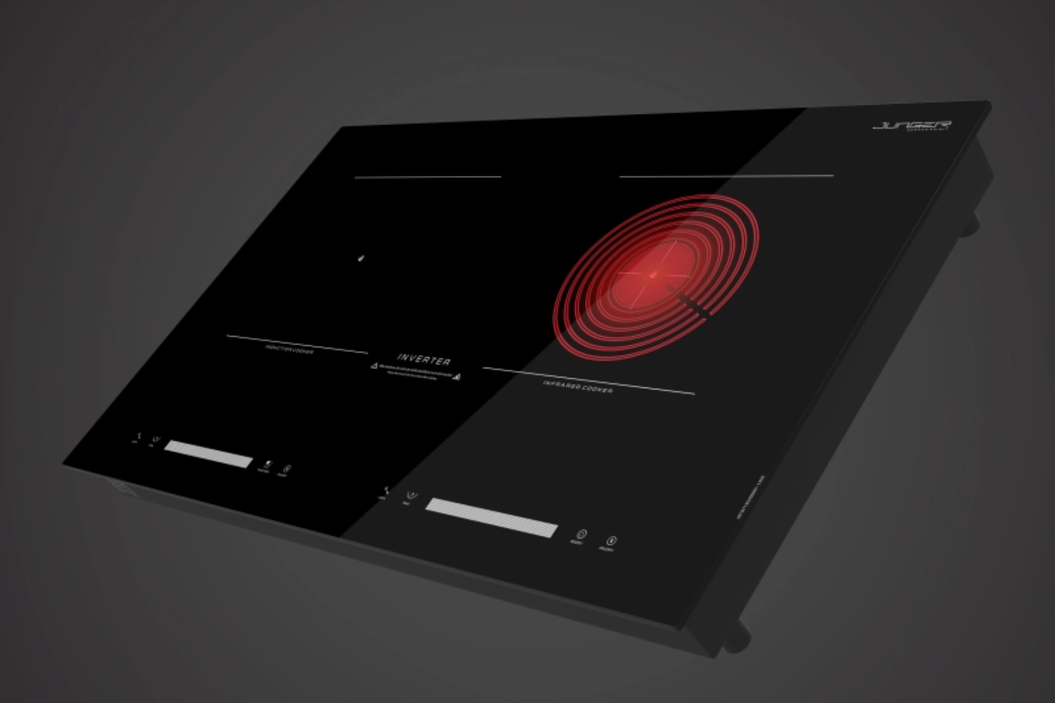 Bếp Điện Từ Kết Hợp Hồng Ngoại Junger MTD-71 | Lắp Âm/Dương 2 Vùng Nấu