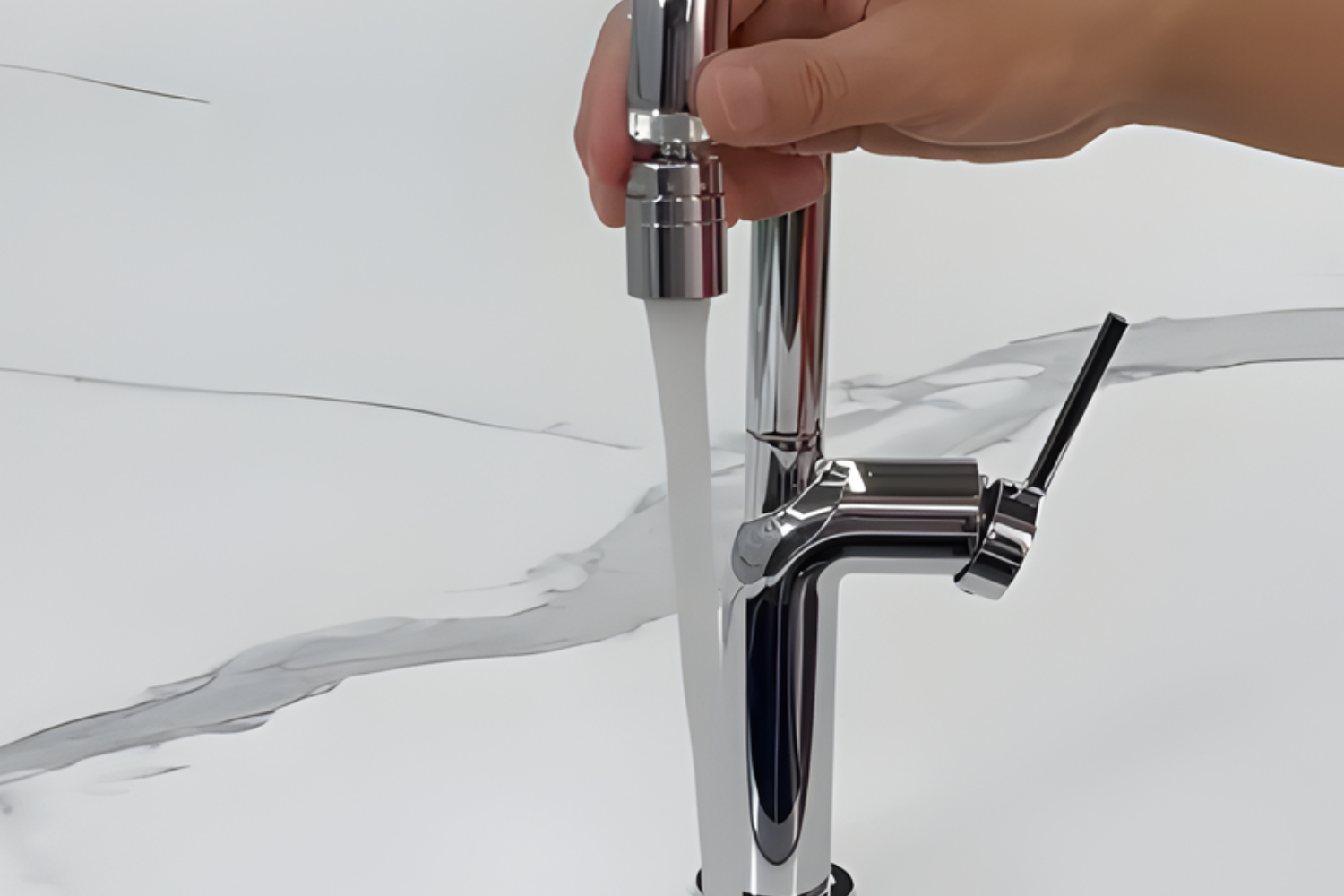 Vòi Rửa Bát Nóng Lạnh Malloca K2202-CR | Đồng Thau Mạ Chrome