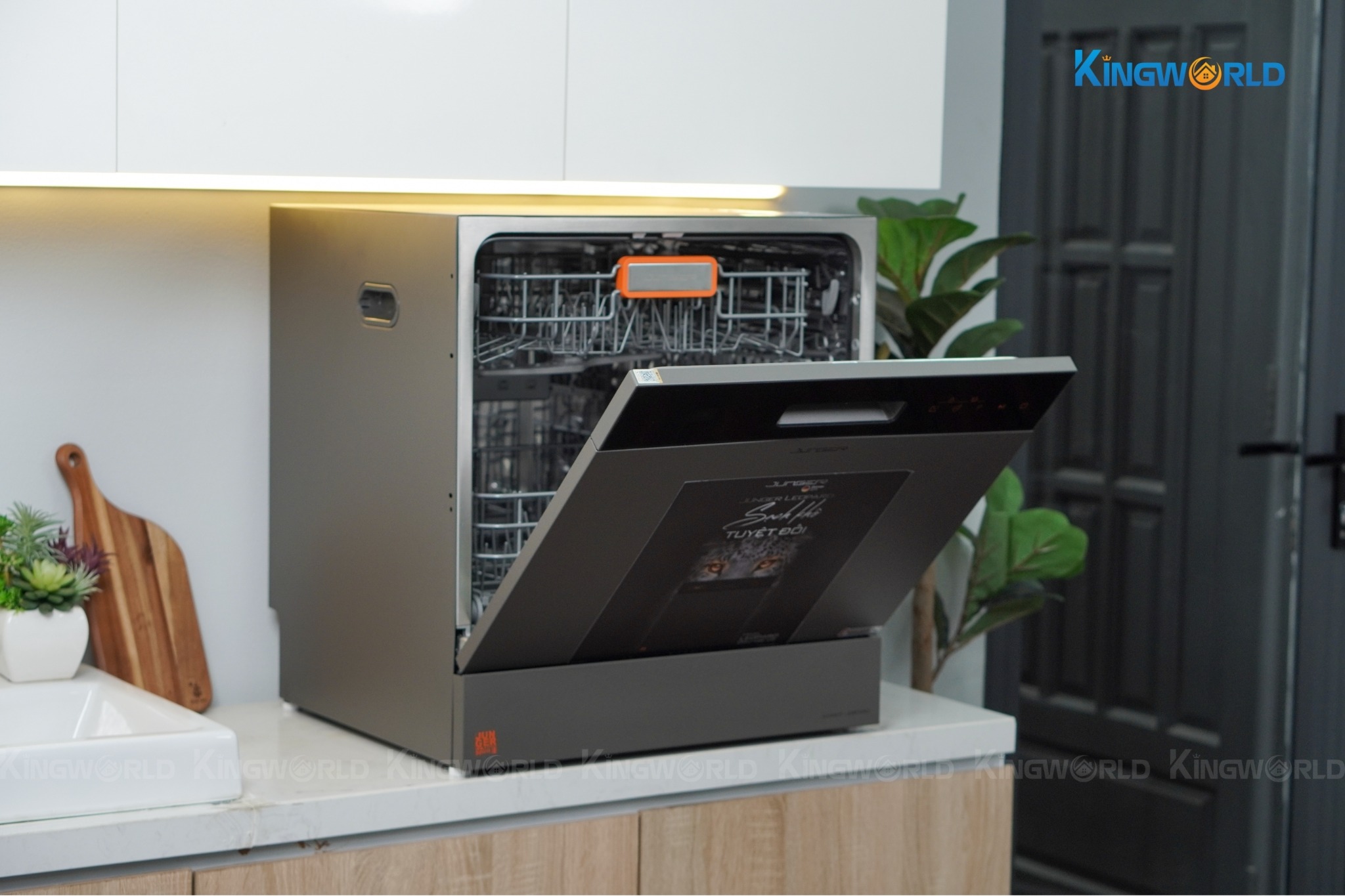 Máy Rửa Bát Độc Lập/Âm Tủ Junger Leopard DWJ-133-MS