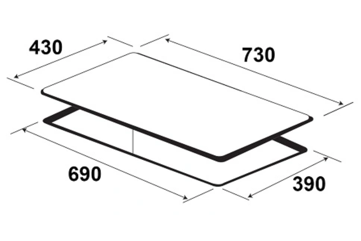Bếp Điện Đôi KAFF KF-FL101CC | Lắp Âm 02 Vùng Hồng Ngoại