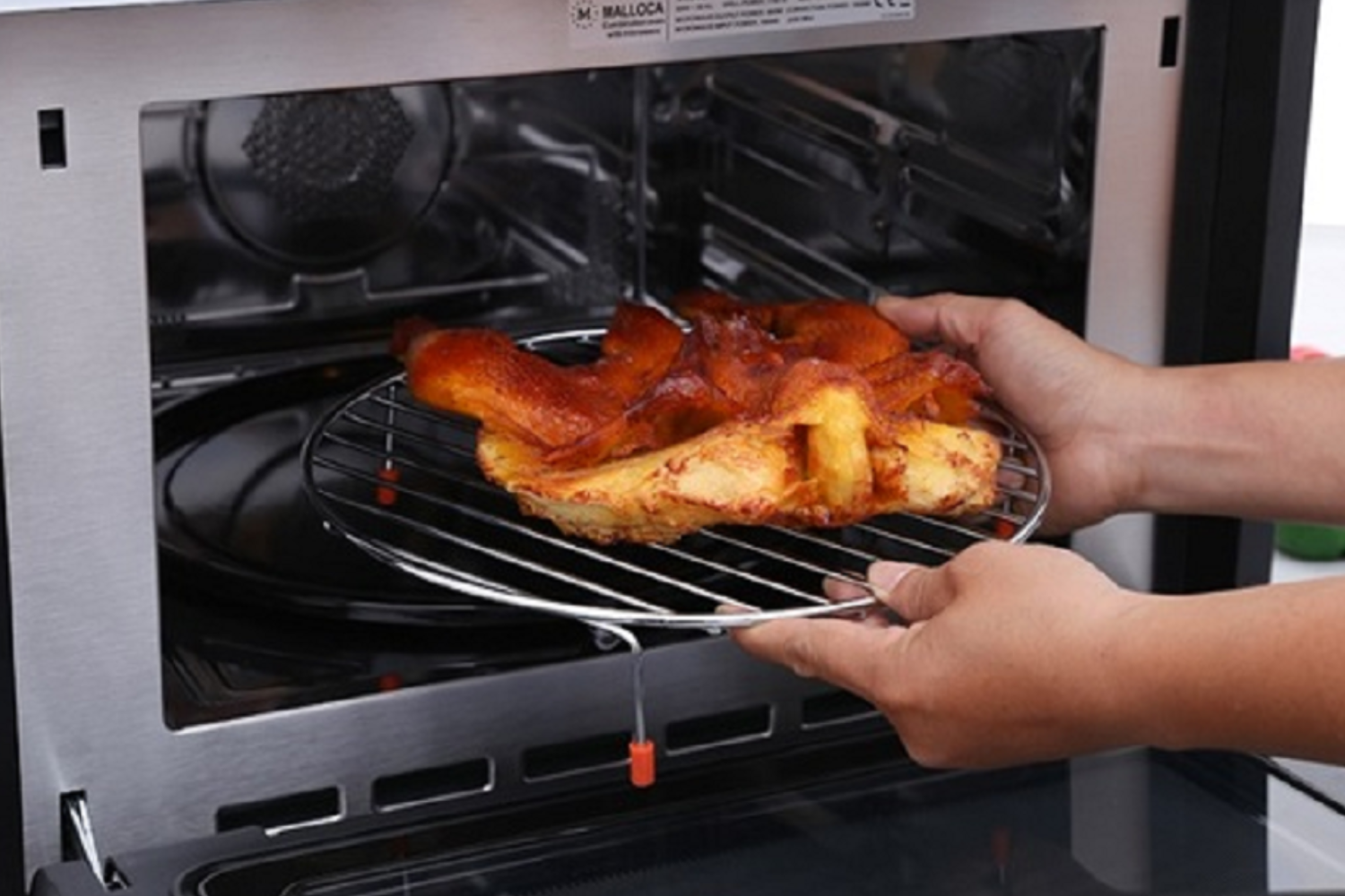 Lò Vi Sóng Có Nướng Malloca MW-LX12 | Lắp Âm 44 Lít