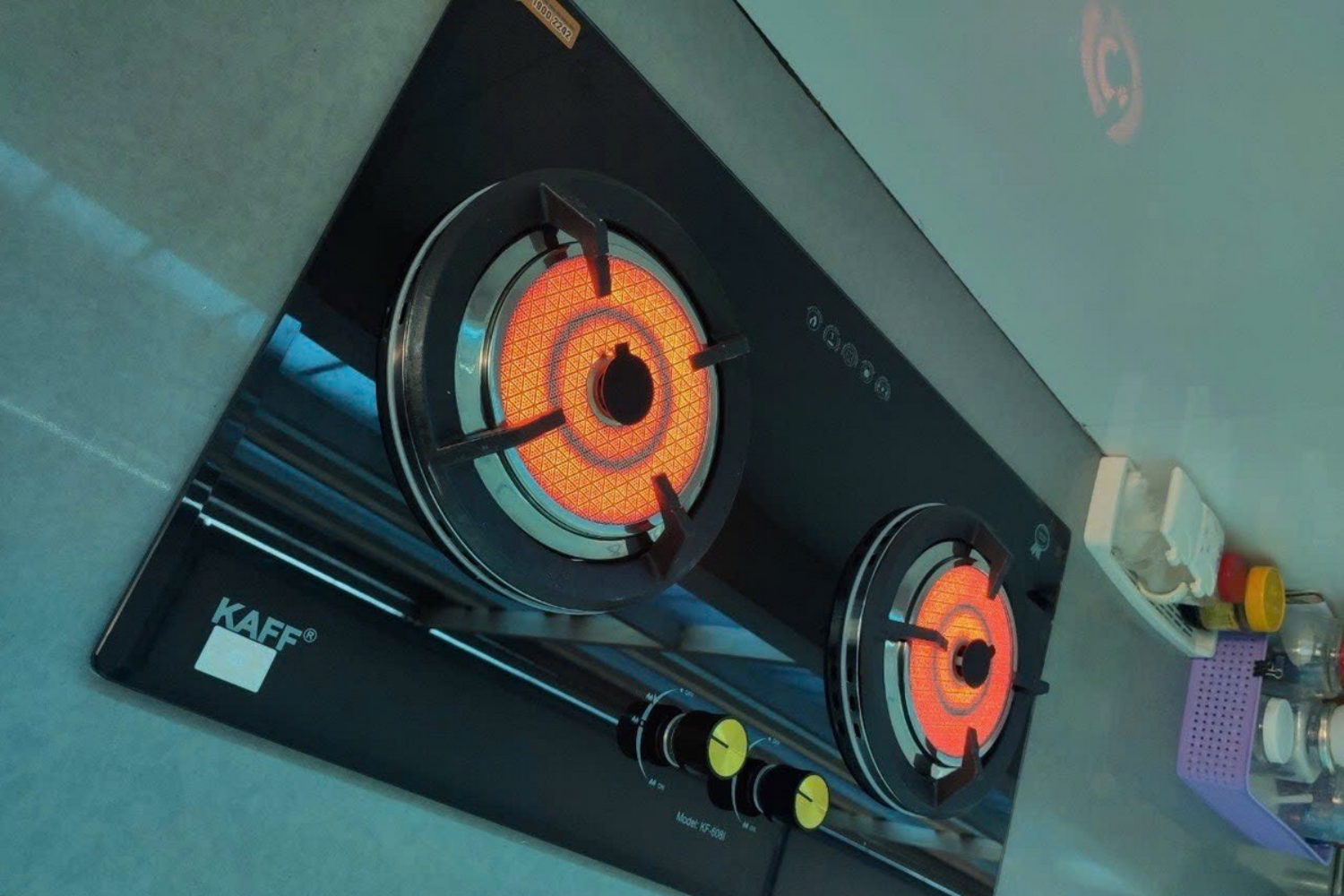 Bếp Gas Hồng Ngoại Kaff KF-608I | Lắp Âm 02 Vùng Nấu