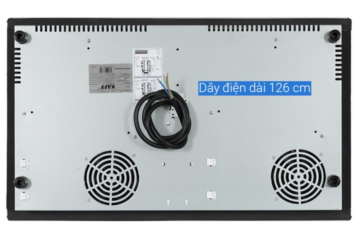 Bếp Điện Đôi KAFF KF-073CC | Lắp Âm 02 Vùng Hồng Ngoại