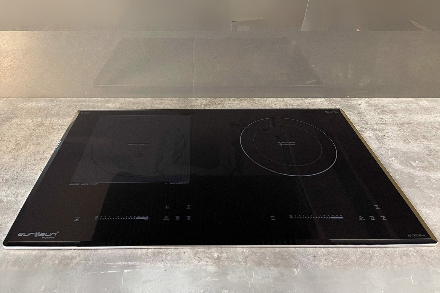Bếp Điện Từ Kết Hợp Hồng Ngoại Eurosun EU-TE728pro | Lắp Âm 2 Vùng Nấu