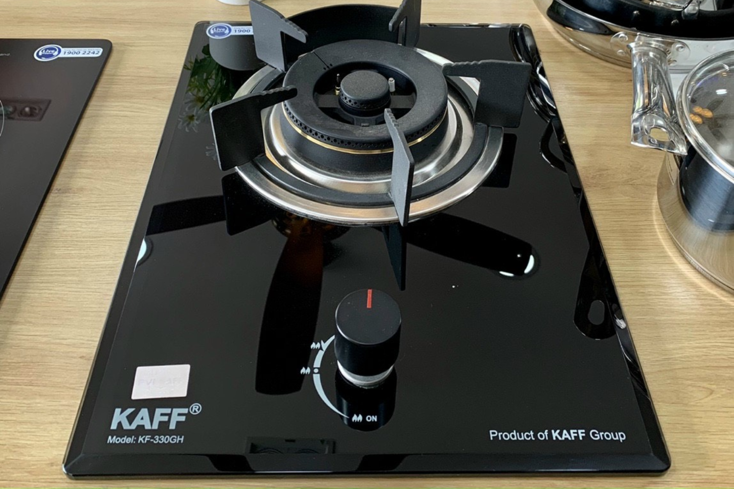 Bếp Gas Đơn Kaff KF-330GH | Âm Kính 01 Vùng Nấu