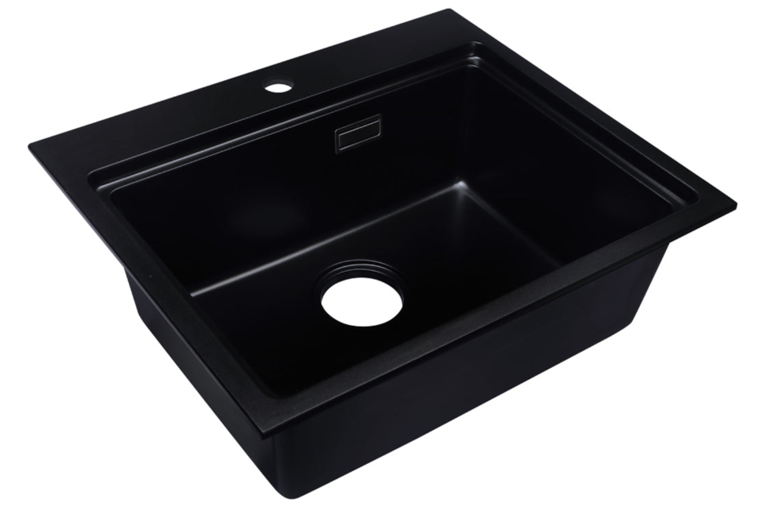 Chậu Rửa Bát 1 Hố Bằng Đá Granstone Hafele Essence HS22-GEN1S60M (577.25.320) | Màu Đen