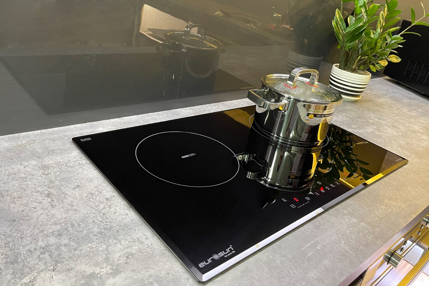 Bếp Từ Đôi Eurosun EU-T256Max | Lắp Âm 2 Vùng Nấu