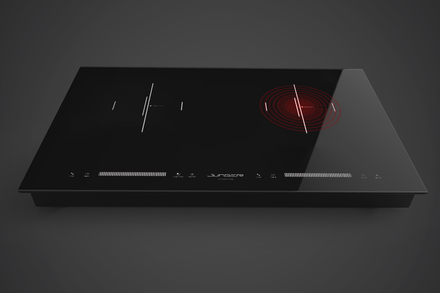 Bếp Điện Từ Kết Hợp Hồng Ngoại Junger CEJ-203-IF | Lắp Âm 2 Vùng Nấu