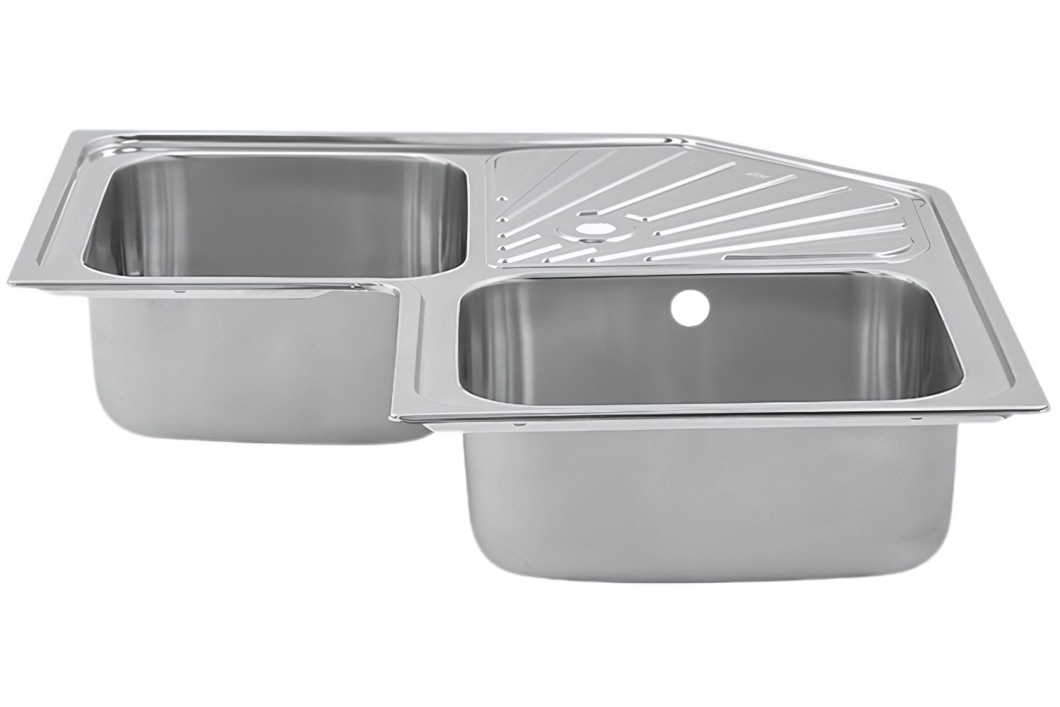 Chậu Rửa Bát 2 Hố Inox 304 Teka ANGULAR 2B