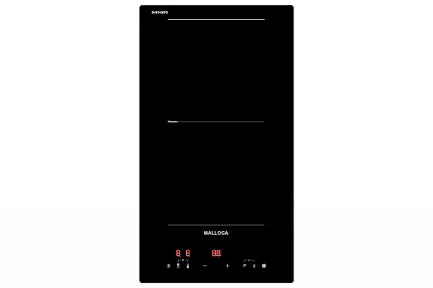 Bếp Từ Đôi Domino Malloca MDI 302 FZ | Lắp Âm 02 Vùng Nấu