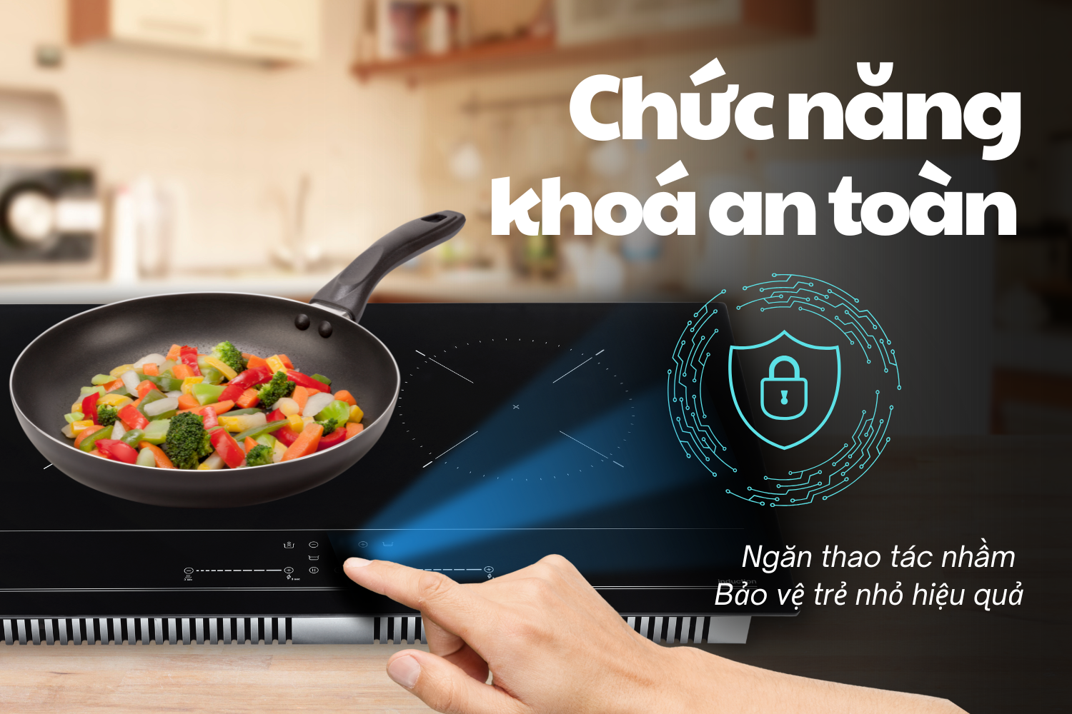 Bếp Điện Từ Kết Hợp Hồng Ngoại Teka HIC 7320 D | Lắp Âm 2 Vùng Nấu