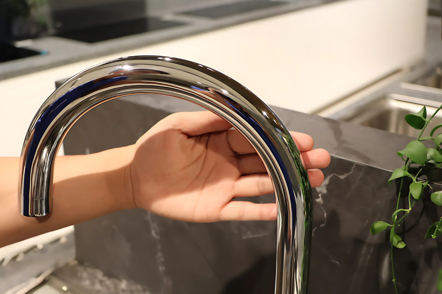 Vòi Rửa Bát 3 Đường Nước Malloca K150DW | Đồng Thau Mạ Chrome