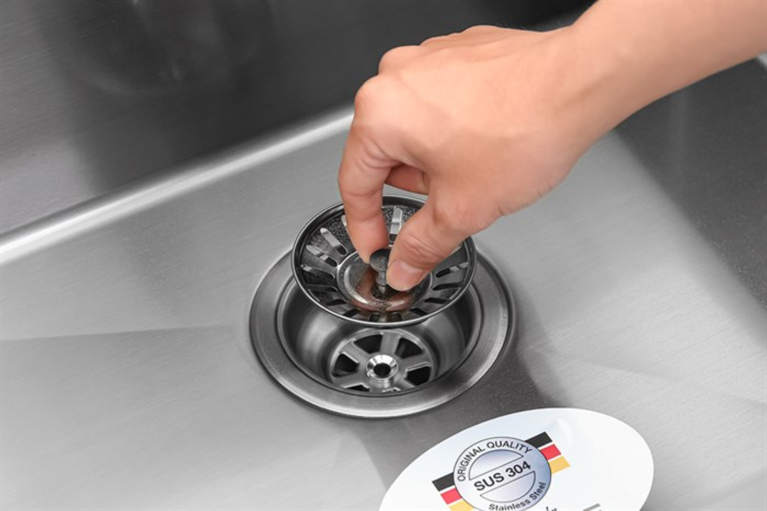 Chậu Rửa Bát 1 Hố Inox 304 Hafele HS21-SSN1S60P 567.94.070