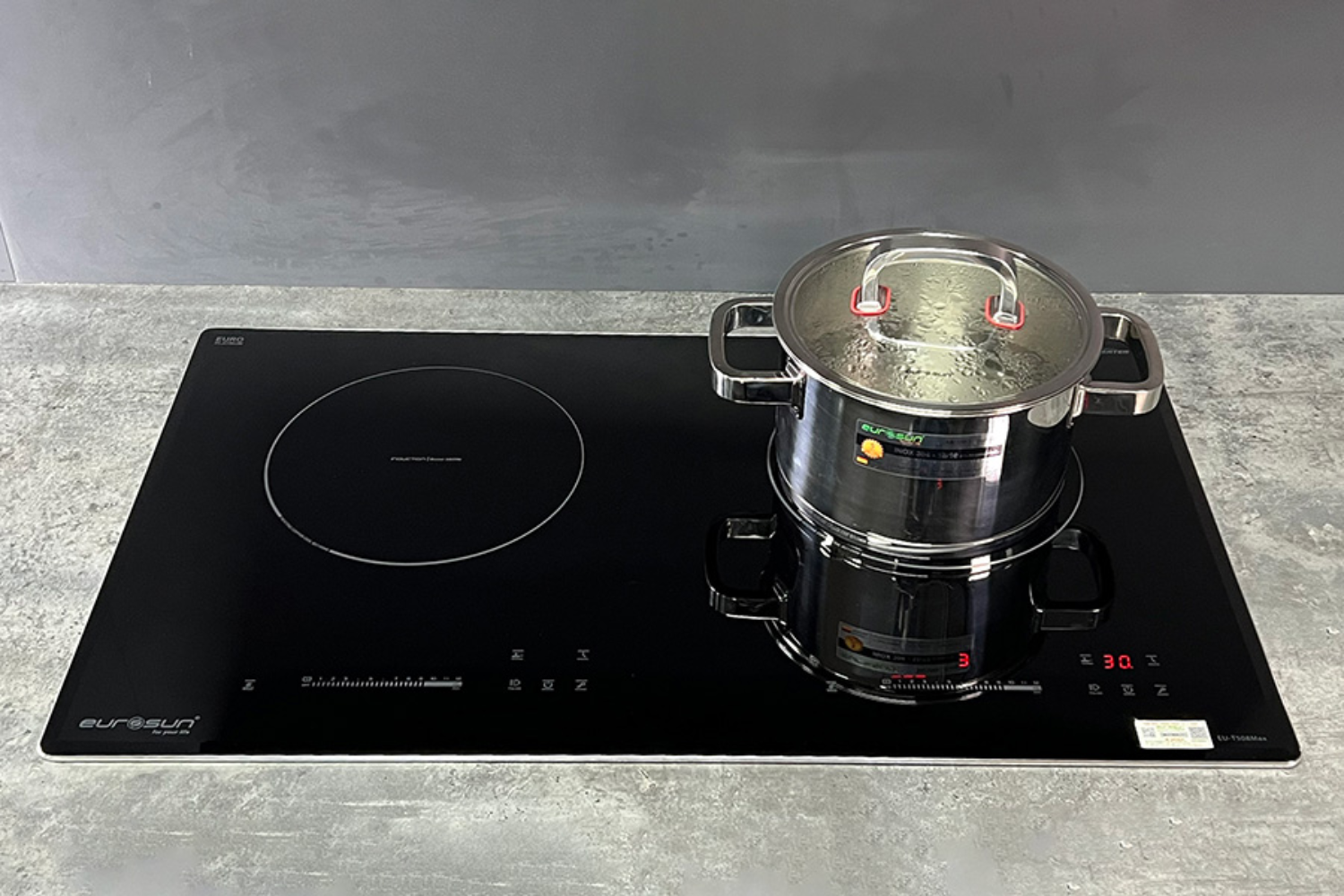 Bếp Từ Đôi Eurosun EU-T508Max | Lắp Âm 2 Vùng Nấu