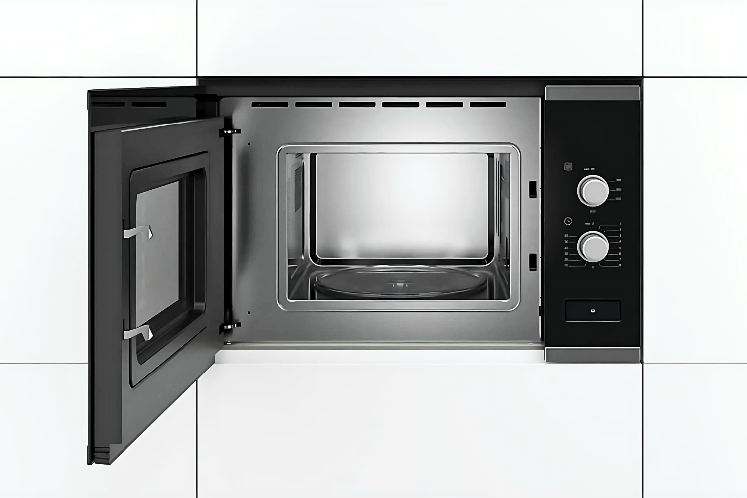 Lò Vi Sóng Có Nướng Bosch HMT72M654 Serie 6 | Lắp Âm 20 Lít