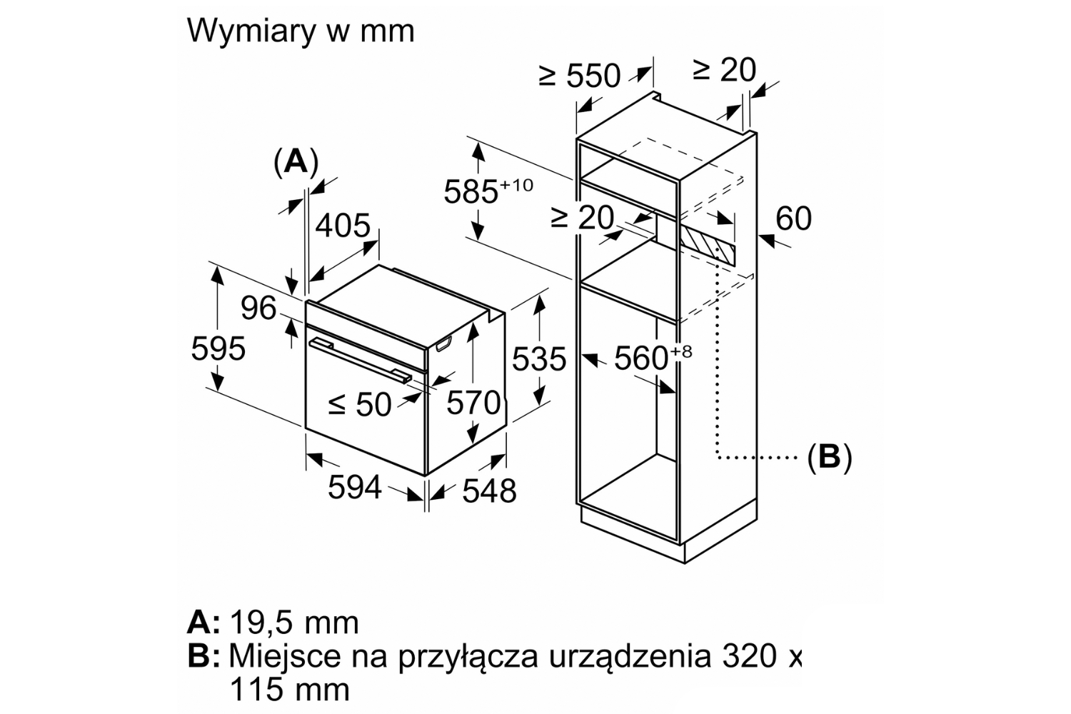 Lò Nướng Bosch HBA3140S0 Series 4 | Lắp Âm 71 Lít