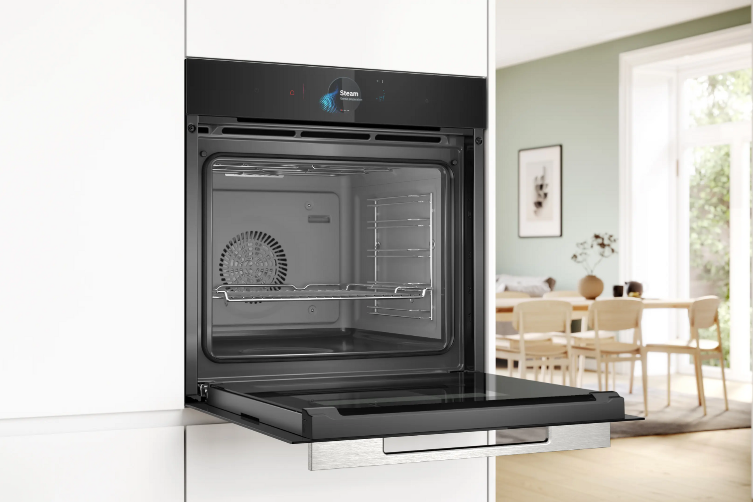 Lò Nướng Hơi Nước Bosch HRG7784B1 Series 8 | Lắp Âm 71 Lít