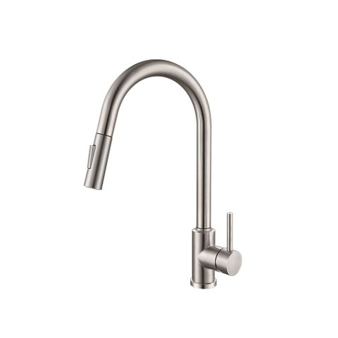Vòi Rửa Bát Cảm Ứng Nóng Lạnh Dây Rút Hafele 570.58.631 | Inox 304