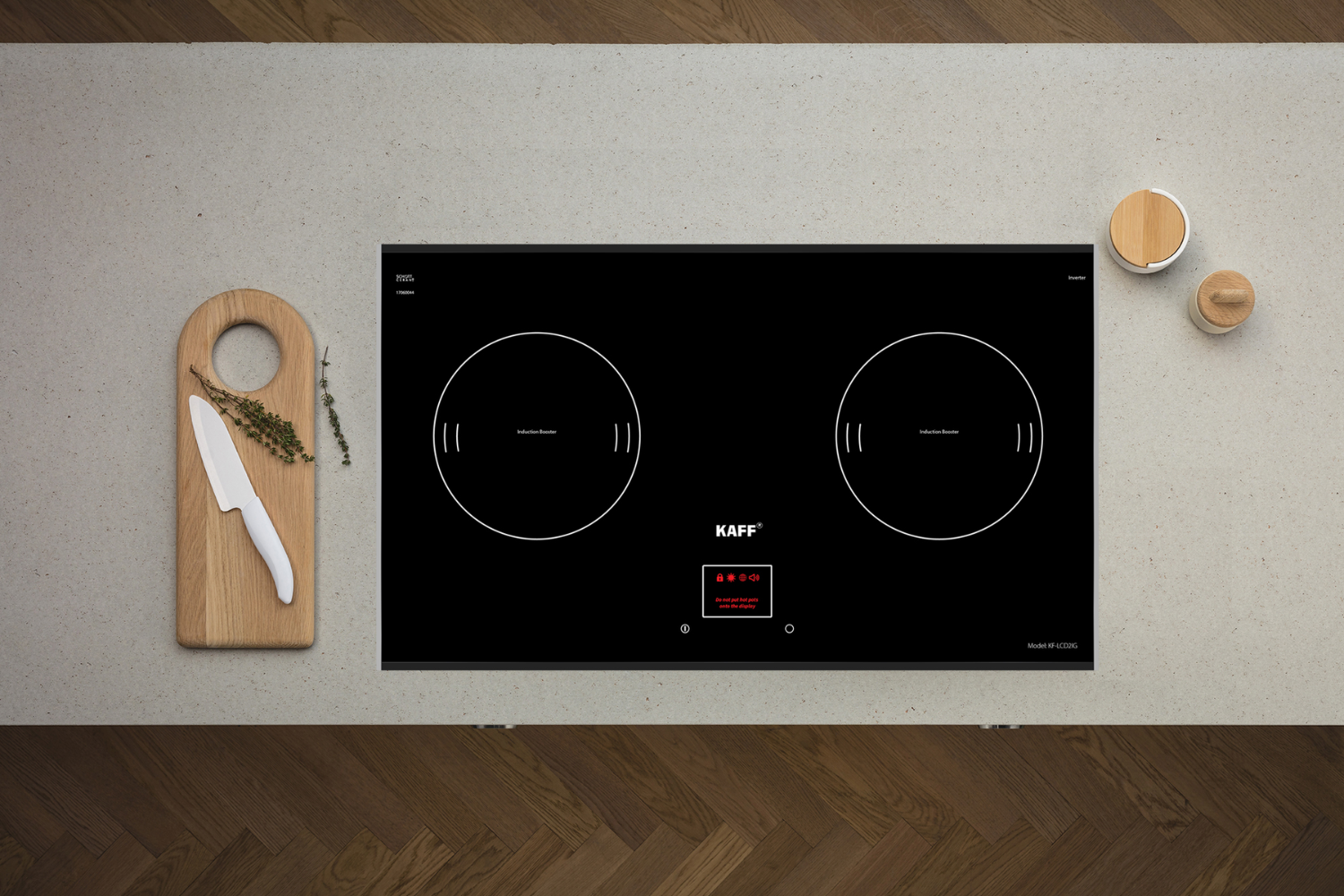 Bếp Từ Đôi KAFF KF-LCD2IG | Lắp Âm 02 Vùng Nấu